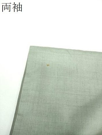 平和屋着物●結城紬　色無地　豆がら茶色　証紙付き　正絹　逸品　DABE5826ps