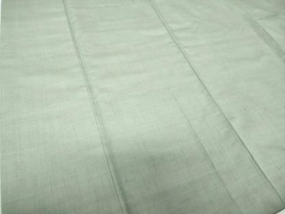 平和屋着物●結城紬　色無地　豆がら茶色　証紙付き　正絹　逸品　DABE5826ps