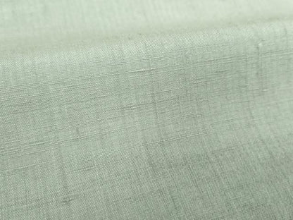 平和屋着物●結城紬　色無地　豆がら茶色　証紙付き　正絹　逸品　DABE5826ps