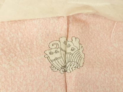 平和屋着物●訪問着　刺繍　籬花文　金彩　正絹　逸品　未使用　DABE5835ps