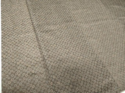 平和屋着物●菅原工房　菅原結作　漢方染　お召　花尽くし　やまと金ラベル　正絹　逸品　DABE5838ps