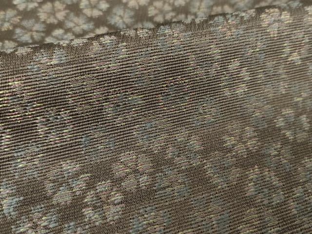 平和屋着物●菅原工房　菅原結作　漢方染　お召　花尽くし　やまと金ラベル　正絹　逸品　DABE5838ps