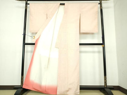 平和屋着物●本塩沢　やまだ織　手織絣　雪の中のきれ　110亀甲　証紙付き　正絹　逸品　未使用　DABE5860ps