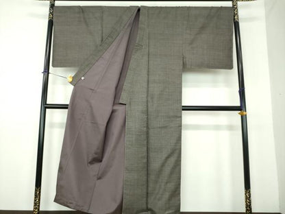 平和屋着物●男性　本場大島紬　アンサンブル　キングサイズ　100亀甲　総詰め　水間輝利作　証紙付き　正絹　逸品　未使用　DABE5861ps