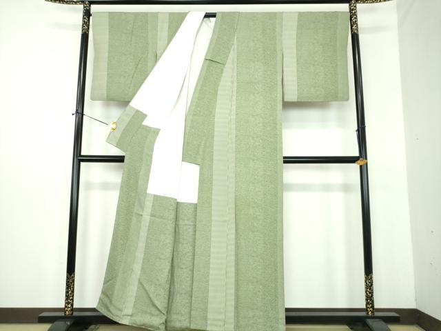 平和屋着物●江戸小紋　吉祥小紋柄　間道　正絹　逸品　DABE5863ps