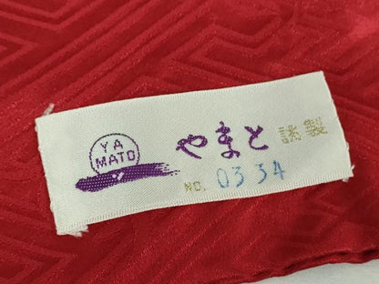 平和屋着物●豪華振袖　絞り　流水鴛鴦花丸文　金銀彩　やまと誂製　正絹　逸品　DABE5870ps