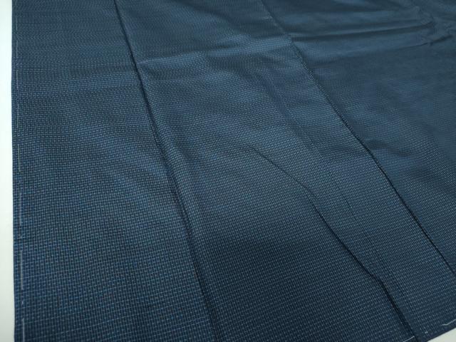 平和屋着物●男性　本場大島紬　アンサンブル　長羽織　亀甲柄　正絹　逸品　未使用　DABE5874ps