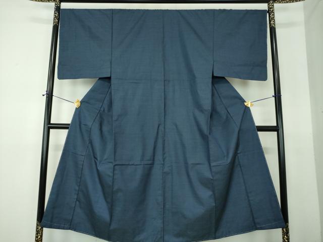 平和屋着物●男性　本場大島紬　アンサンブル　長羽織　幾何学文様　正絹　逸品　未使用　DABE5875ps