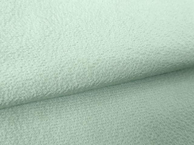 平和屋着物●銀座きしや　誉志　色無地　千草色　正絹　逸品　DABE5895ps