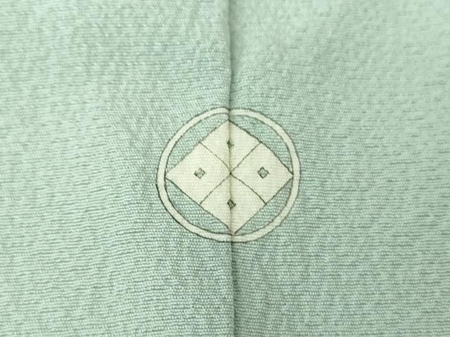 平和屋着物●銀座きしや　誉志　色無地　千草色　正絹　逸品　DABE5895ps