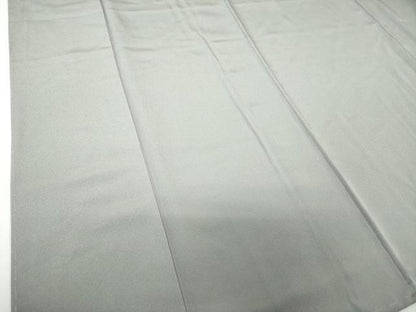 平和屋着物●上質な色無地　桔梗鼠色　正絹　逸品　未使用　DABE5906ps
