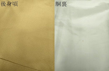 平和屋着物●上質な色無地　木蘭色　正絹　逸品　DABE5909ps