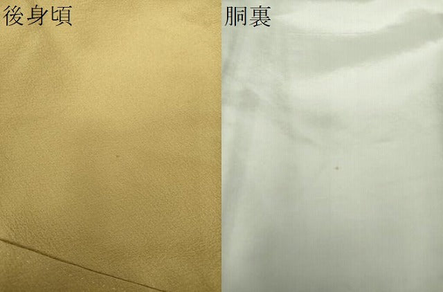 平和屋着物●上質な色無地　木蘭色　正絹　逸品　DABE5909ps