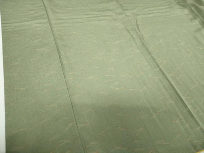平和屋着物●上質な小紋　敷松葉　鬼しぼ縮緬　正絹　逸品　DABE5913ps
