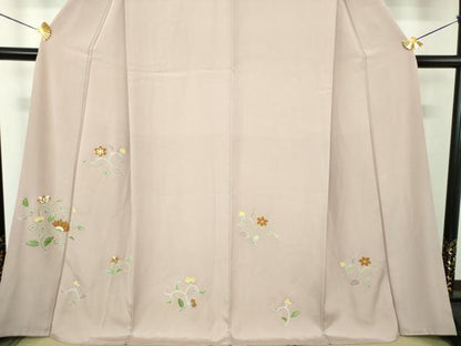 平和屋着物●訪問着　更紗花唐草文　金彩　正絹　逸品　DABE5914ps