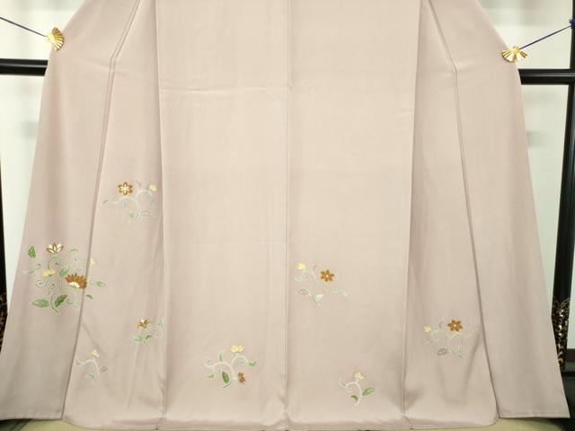 平和屋着物●訪問着　更紗花唐草文　金彩　正絹　逸品　DABE5914ps