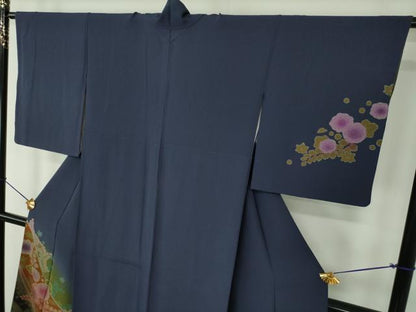 平和屋着物●訪問着　絞り　辻が花　暈し染め　金彩　正絹　逸品　DABE5919ps