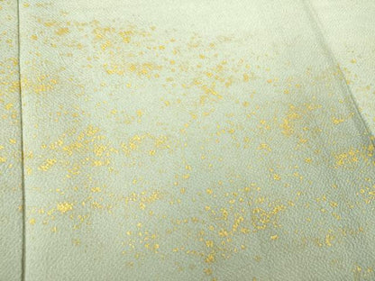 平和屋着物●豪華色留袖　霞文　鬼しぼ縮緬　金彩　正絹　逸品　DABE5931ps