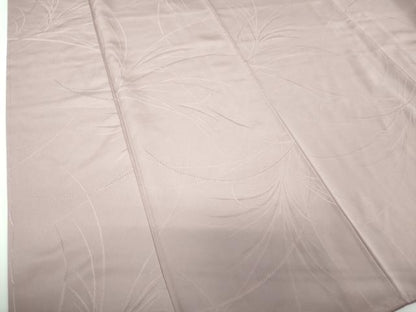 平和屋着物●上質な色無地　芝地紋　薄色　正絹　逸品　未使用　DABE5933ps