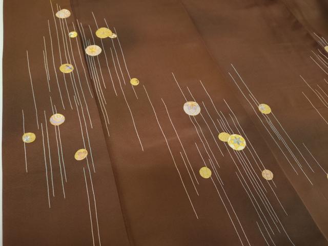 平和屋着物●訪問着　駒刺繍　花手毬　暈し染め　金彩　正絹　逸品　DABE5937ps