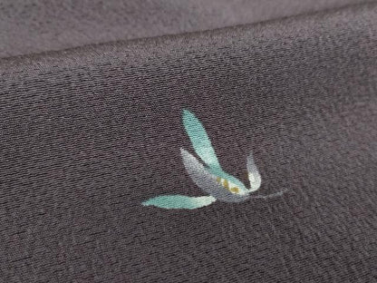 平和屋着物●上質な小紋　舞花文　蛍暈し　正絹　逸品　未使用　DABE5939ps