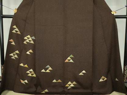 平和屋着物●訪問着　鱗花文　金彩　正絹　逸品　DABE5940ps