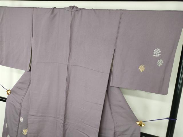 平和屋着物●山口美術織物　皇室　伊勢神宮御用　西陣織　訪問着　総刺繍　若松葉　金銀糸　ますいわ屋扱い　正絹　逸品　DABE5941ps