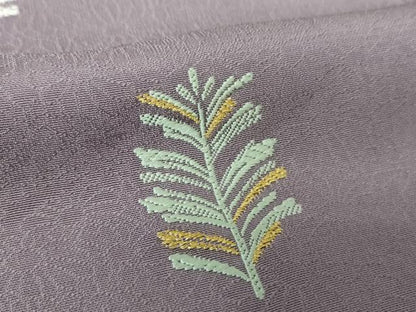 平和屋着物●山口美術織物　皇室　伊勢神宮御用　西陣織　訪問着　総刺繍　若松葉　金銀糸　ますいわ屋扱い　正絹　逸品　DABE5941ps