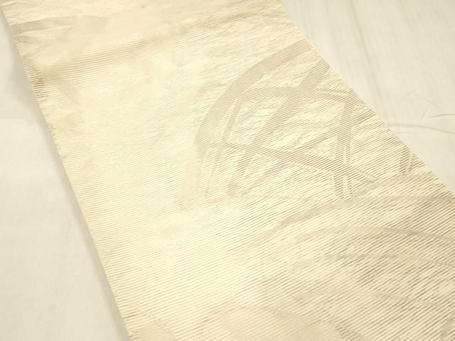 平和屋着物＊夏物 六通柄袋帯 流水籬文 正絹 逸品 DABE6008cm