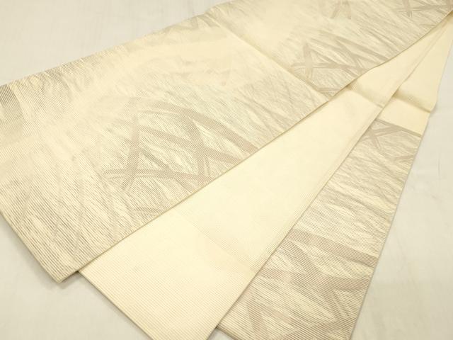 平和屋着物＊夏物 六通柄袋帯 流水籬文 正絹 逸品 DABE6008cm