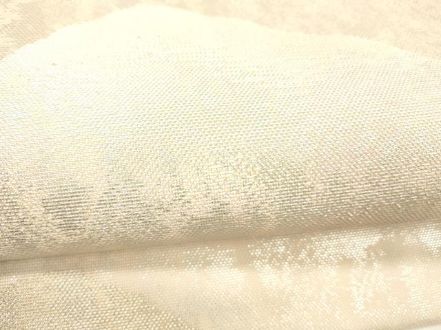 平和屋着物＊夏物 六通柄袋帯 遠山文 金銀糸 正絹 逸品 DABE6023cm