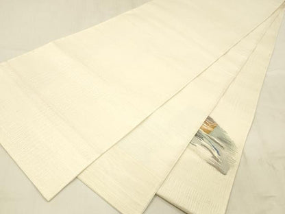 平和屋着物＊夏物 太鼓柄袋帯 抽象文様 金糸 正絹 逸品 DABE6025cm