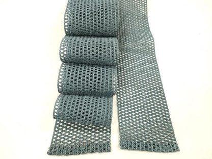 平和屋着物＊夏物 男性 角帯 羅 薄縹色 共箱付き 正絹 逸品 DABE6030cm