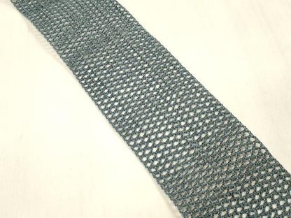 平和屋着物＊夏物 男性 角帯 羅 薄縹色 共箱付き 正絹 逸品 DABE6030cm