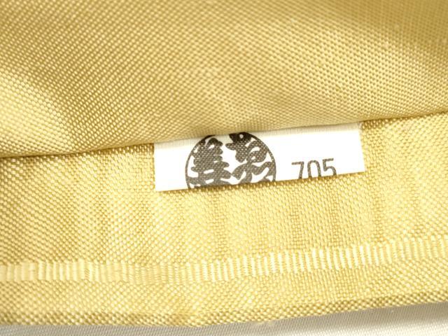 平和屋着物▽太鼓柄袋帯　スリーシーズン　春夏秋　すくい織　花鳥文　ゑり善扱い　正絹　逸品　DABE6032cm