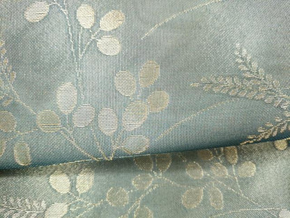 平和屋着物＊夏物 つけ帯 草葉文 金糸 正絹 逸品 DABE6038cm