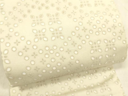 平和屋着物＊夏物 半幅帯 舞花文 DABE6042cm
