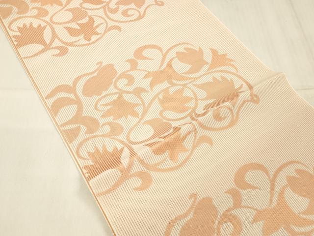 平和屋着物＊夏物 八寸名古屋帯 絽 唐草文 たとう紙付き 井筒屋謹製 正絹 逸品 DABE6044cm
