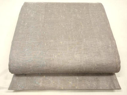 平和屋着物＊夏物 六通柄袋帯 霞文 金銀糸 引箔 正絹 逸品 DABE6048cm