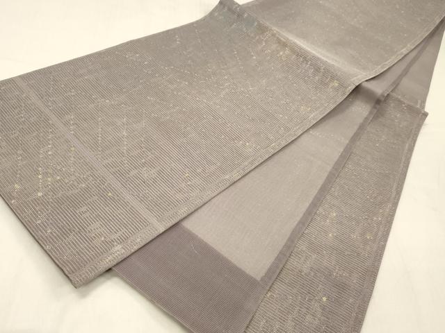 平和屋着物＊夏物 六通柄袋帯 霞文 金銀糸 引箔 正絹 逸品 DABE6048cm