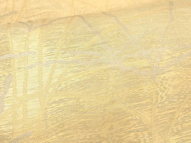 平和屋着物＊夏物 織物一筋名門 織悦 全通柄 本袋帯 抽象文様 金銀糸 正絹 逸品 DABE6058cm