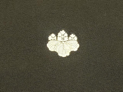 平和屋着物■中国三大刺繍　相良刺繍　黒留袖　松竹梅　金糸　正絹　逸品　DABE6068cm