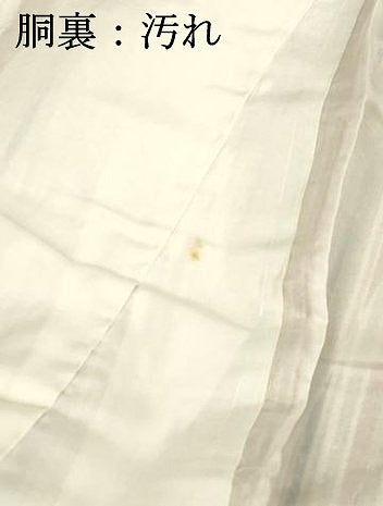 平和屋着物■上質な小紋　抽象間道　正絹　逸品　DABE6069cm