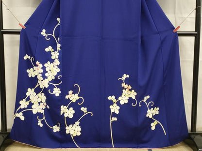 平和屋着物■訪問着　花唐草文　正絹　逸品　DABE6073cm