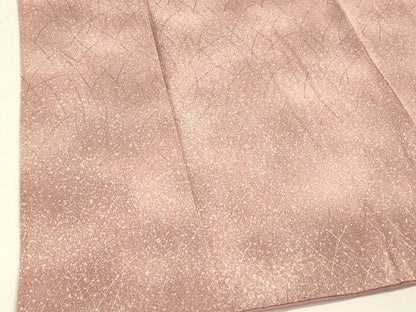 平和屋着物■上質な小紋　草葉文　暈し染め　正絹　逸品　DABE6074cm