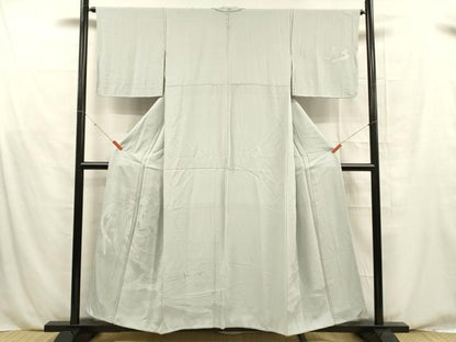 平和屋着物■無地絵羽訪問着　鳳凰文　白花色　正絹　逸品　DABE6076cm