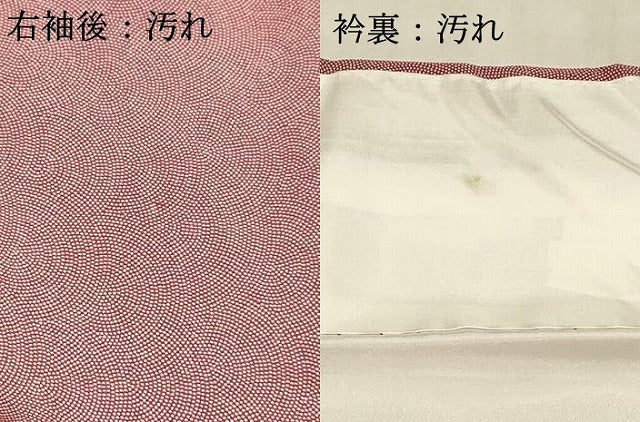 平和屋着物■江戸小紋　鮫小紋柄　正絹　逸品　DABE6089cm