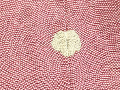 平和屋着物■江戸小紋　鮫小紋柄　正絹　逸品　DABE6089cm