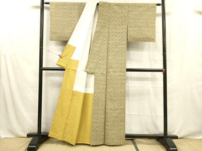 平和屋着物■上質な紬　正絹　逸品　DABE6098cm