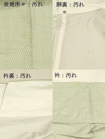 平和屋着物■上質な紬　100亀甲　総詰め　正絹　逸品　DABE6099cm